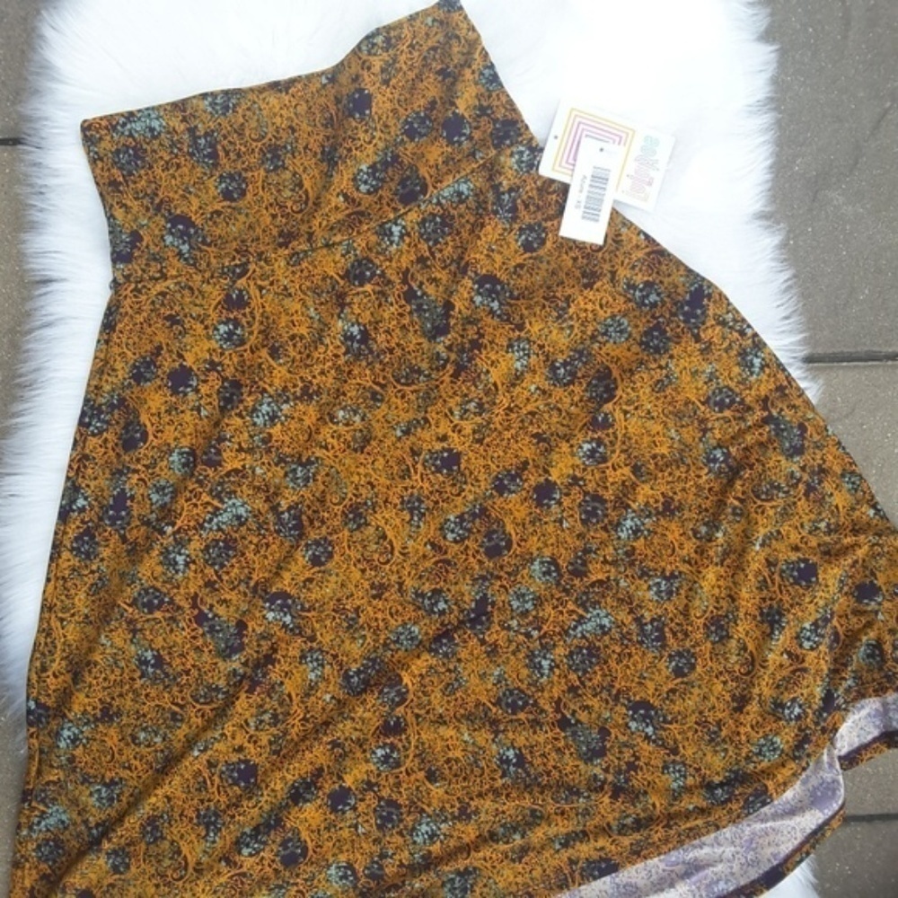 NWT Lularoe Azure printed skirts sz XS